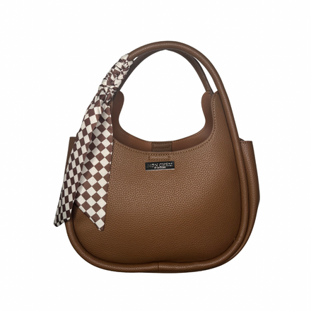 NEW! Brown Checkered Handbag