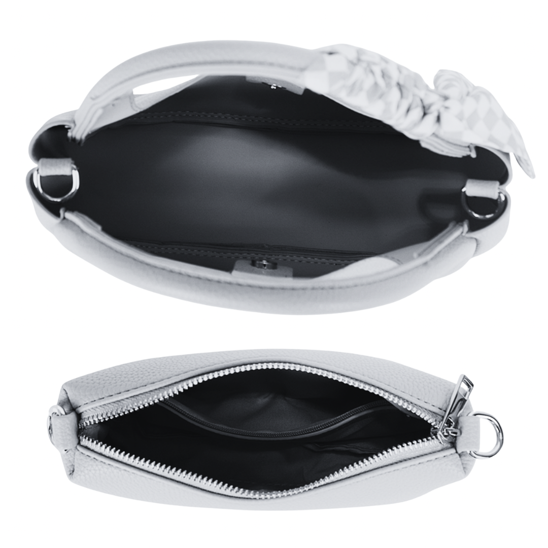 NEW! Black Checkered Handbag