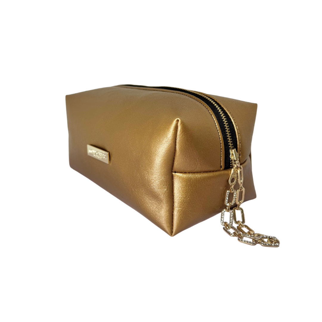 "Streets of Gold" Handmade Makeup Bag