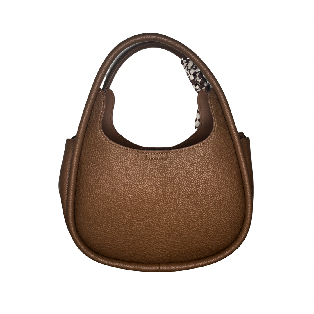 NEW! Brown Checkered Handbag
