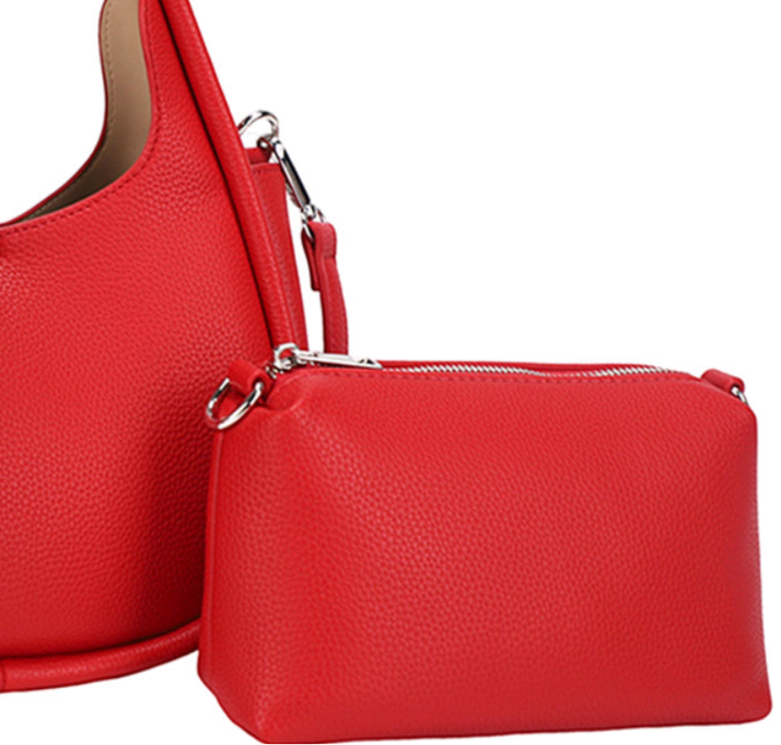 Red Checkered Handbag