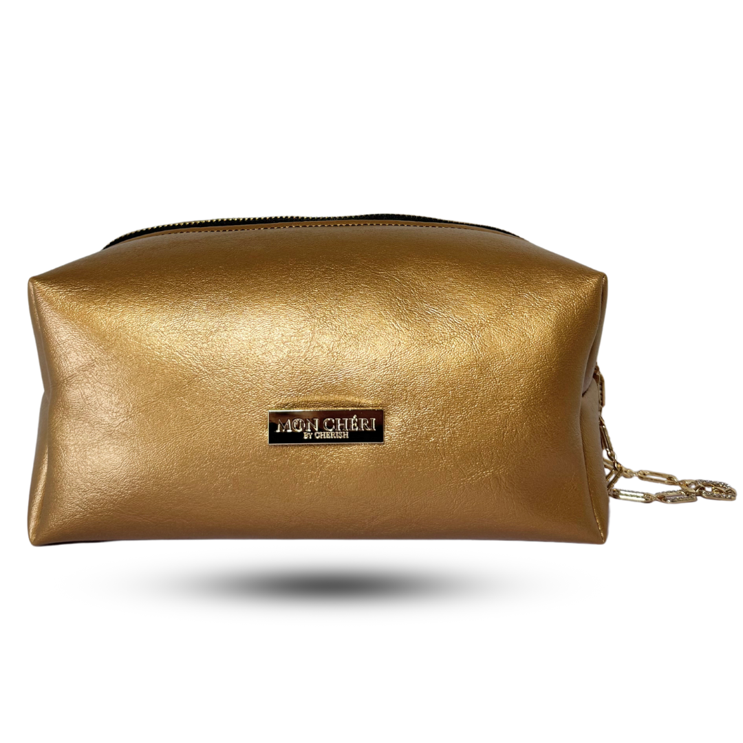 "Streets of Gold" Handmade Makeup Bag