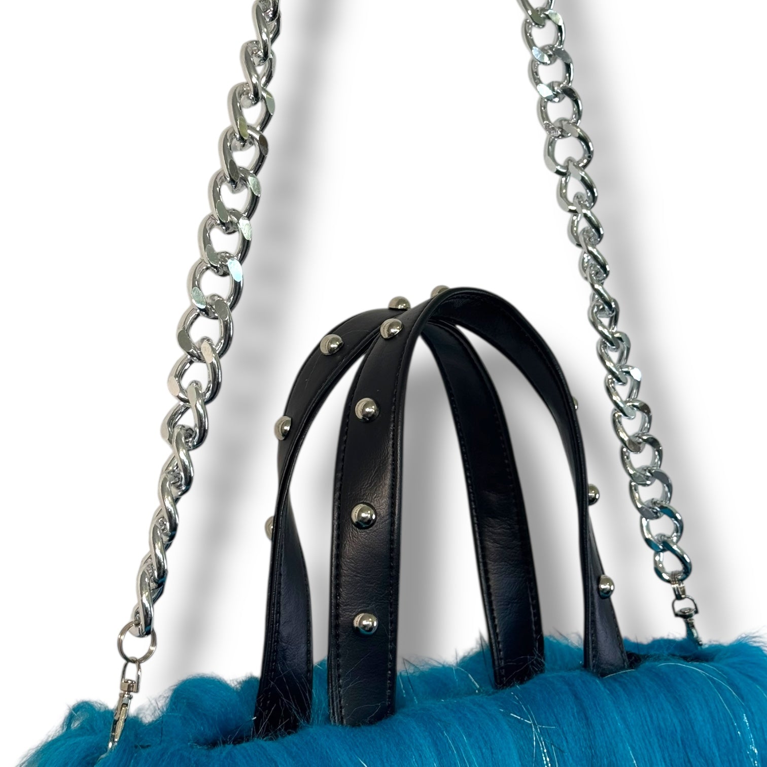 “Barbie Bleu” Fur Bag