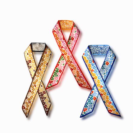 Le Jardin Coloré Silk Scarf