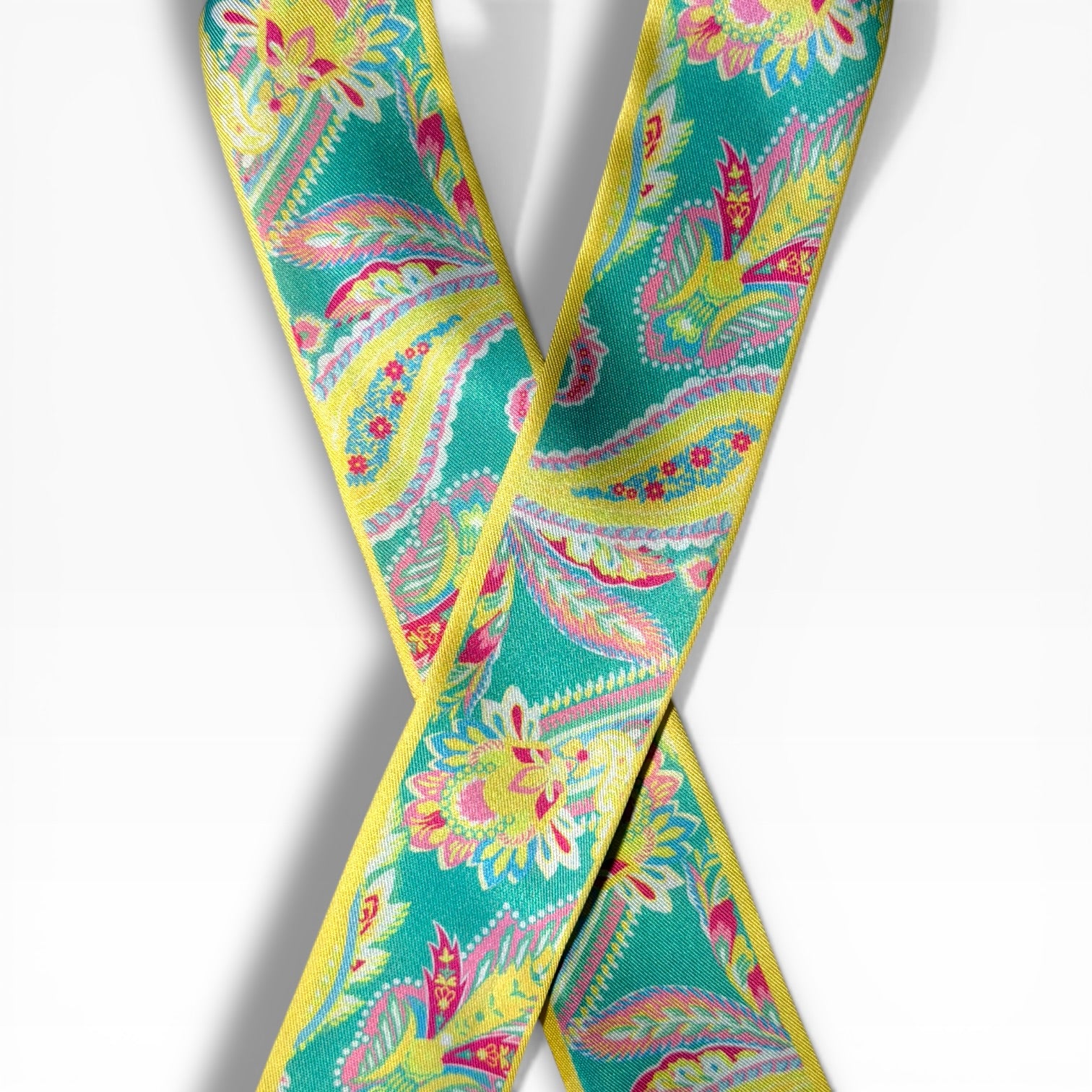 Pastel Paisley Silk Scarf