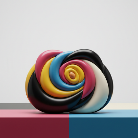Electric Rose Sculptural Purse